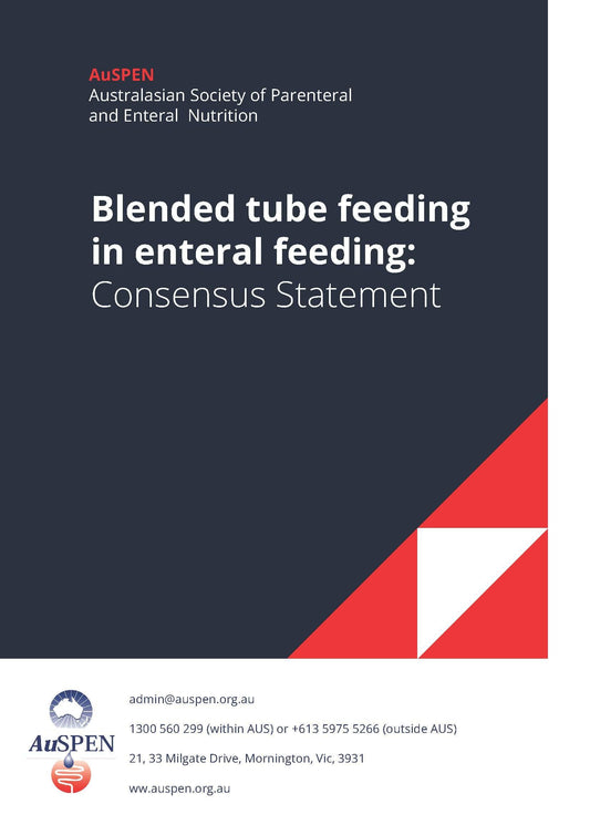 ASPEN CONSENSUS ON BLENDED ENTERAL NUTRITION - Anjelstore