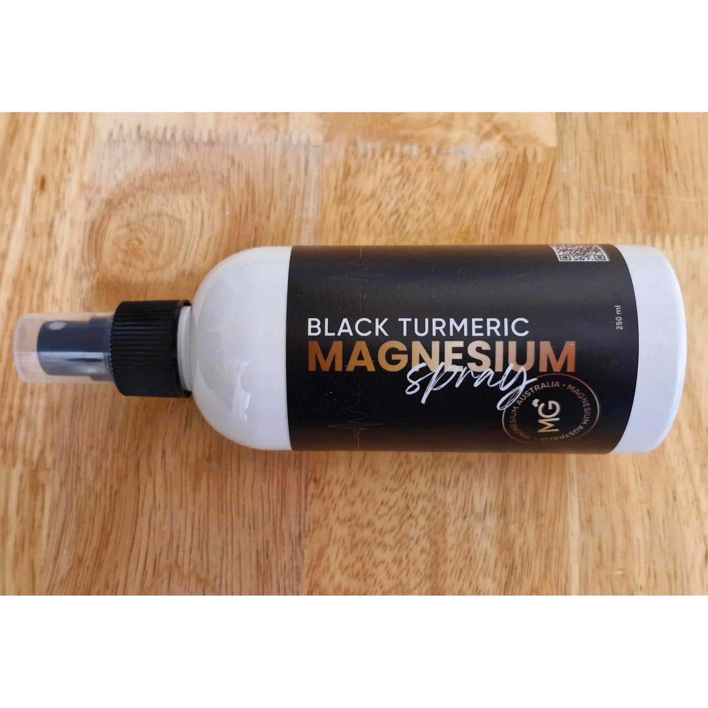Black Turmeric Magnesium Spray – fast relief for muscle cramps and tightness.