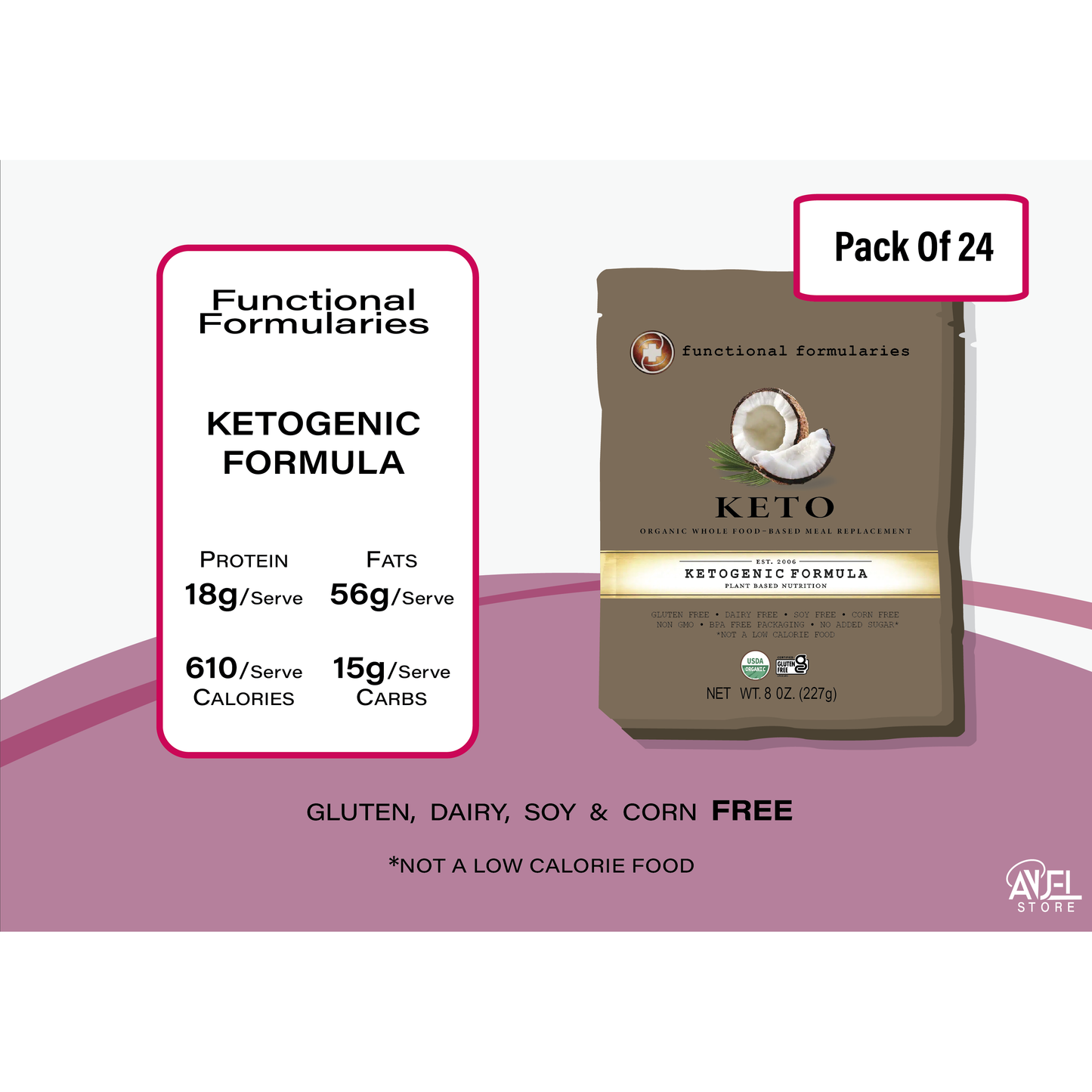 Keto Peptide Organic Real Food Enteral Nutrition (227g)
