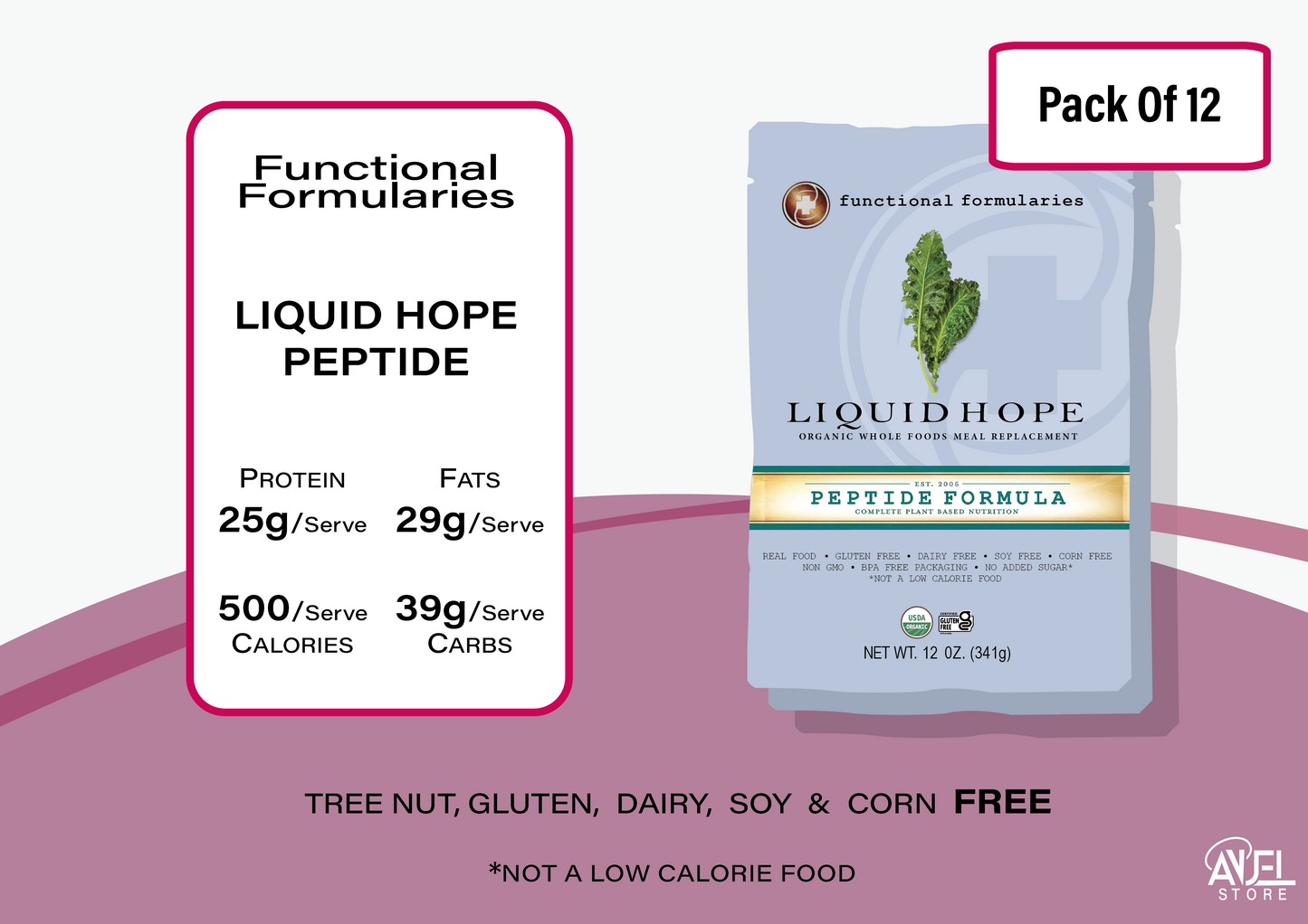 Liquid Hope Peptide HP Enteral Nutrition 341g Sachet