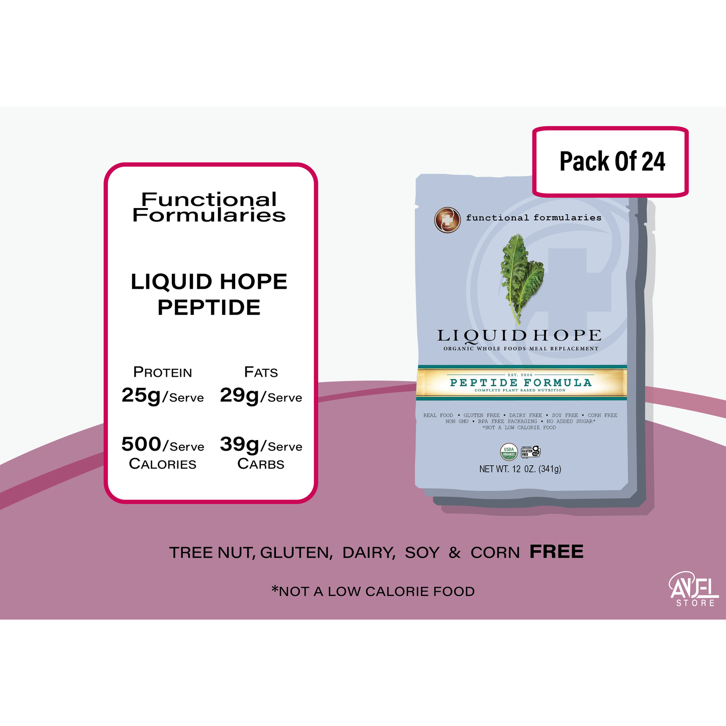 Liquid Hope Peptide HP Enteral Nutrition 341g Sachet