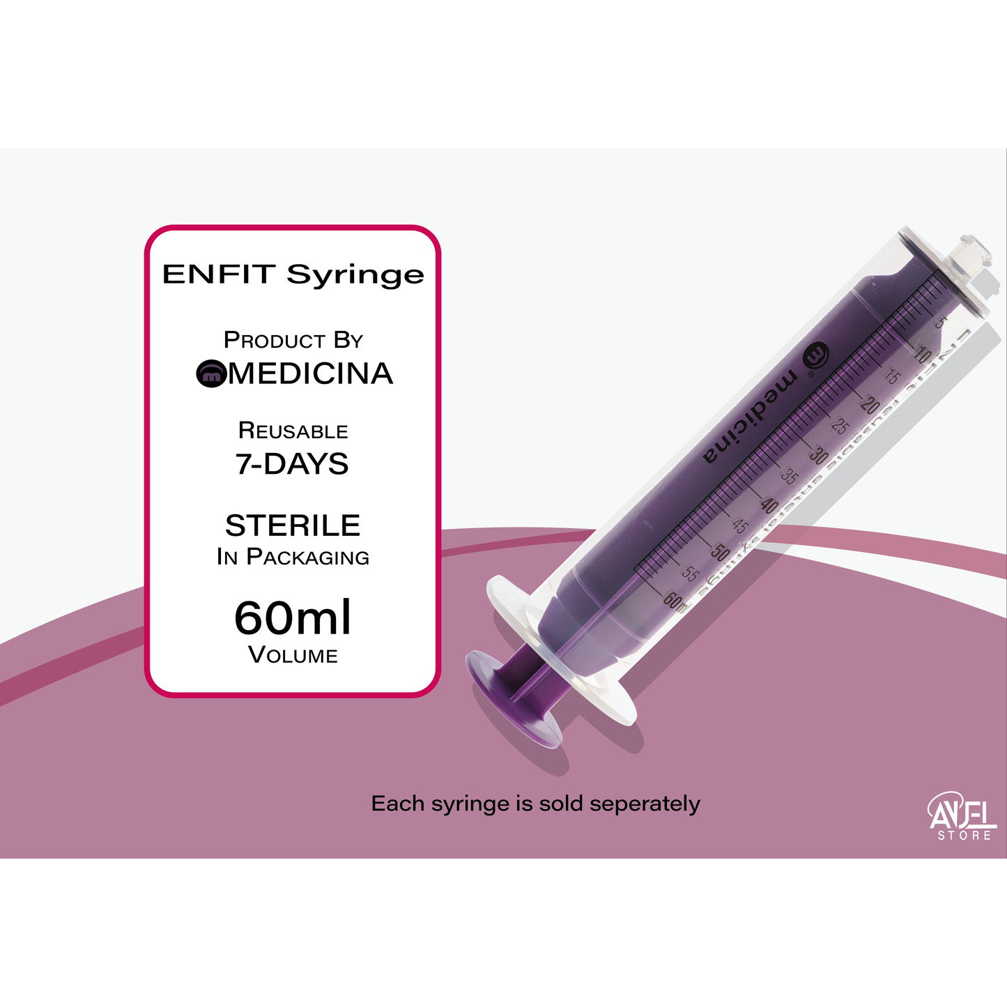 Medicina Reusable Enteral Enfit Syringes