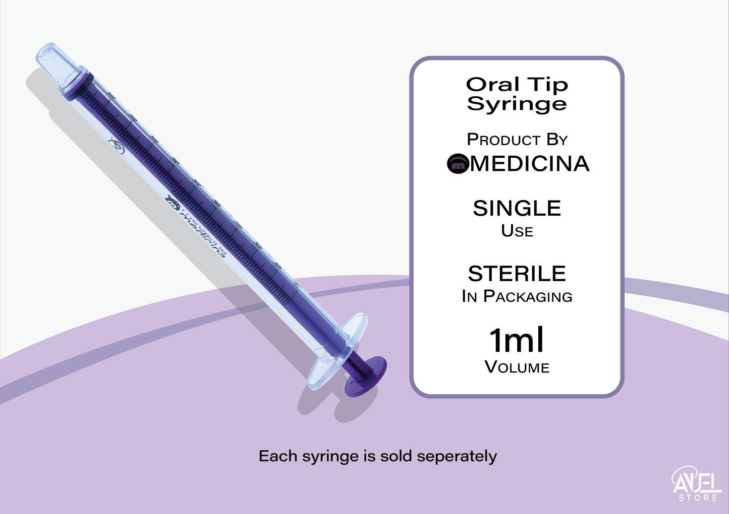 Medicina Oral tip *Single Use* syringes