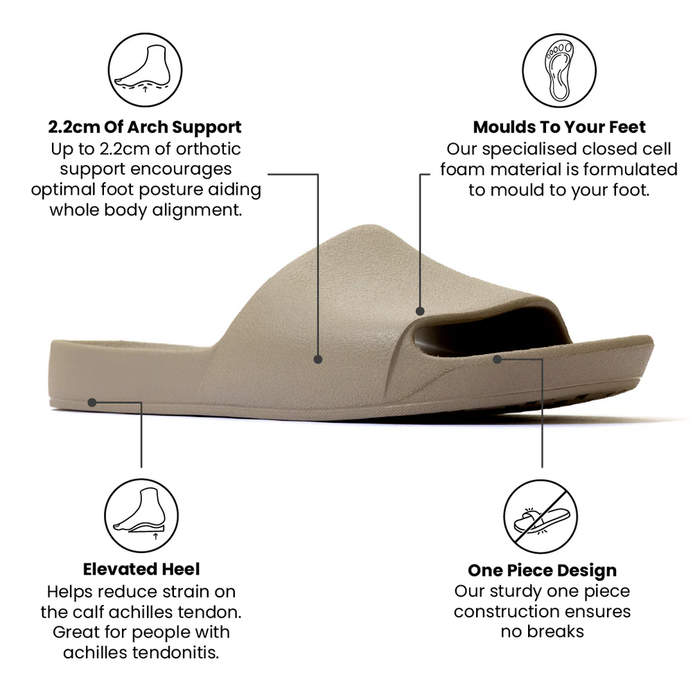 Archies Contoured Arch Slides.