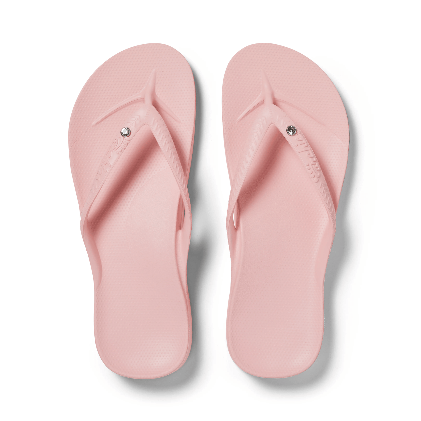 Archies Crystal Contoured Arch Support Flip-Flops - Anjelstore