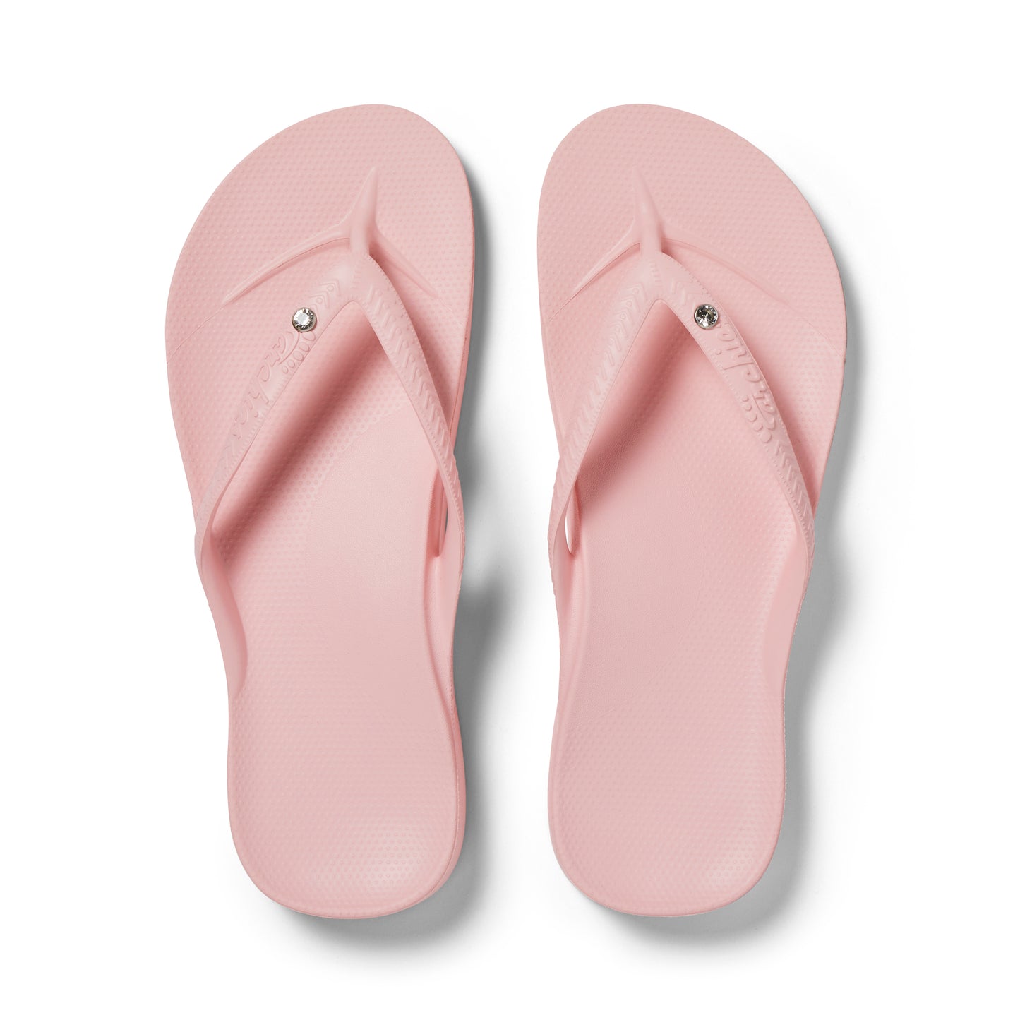 Archies Crystal Contoured Arch Support Flip-Flops - Anjelstore