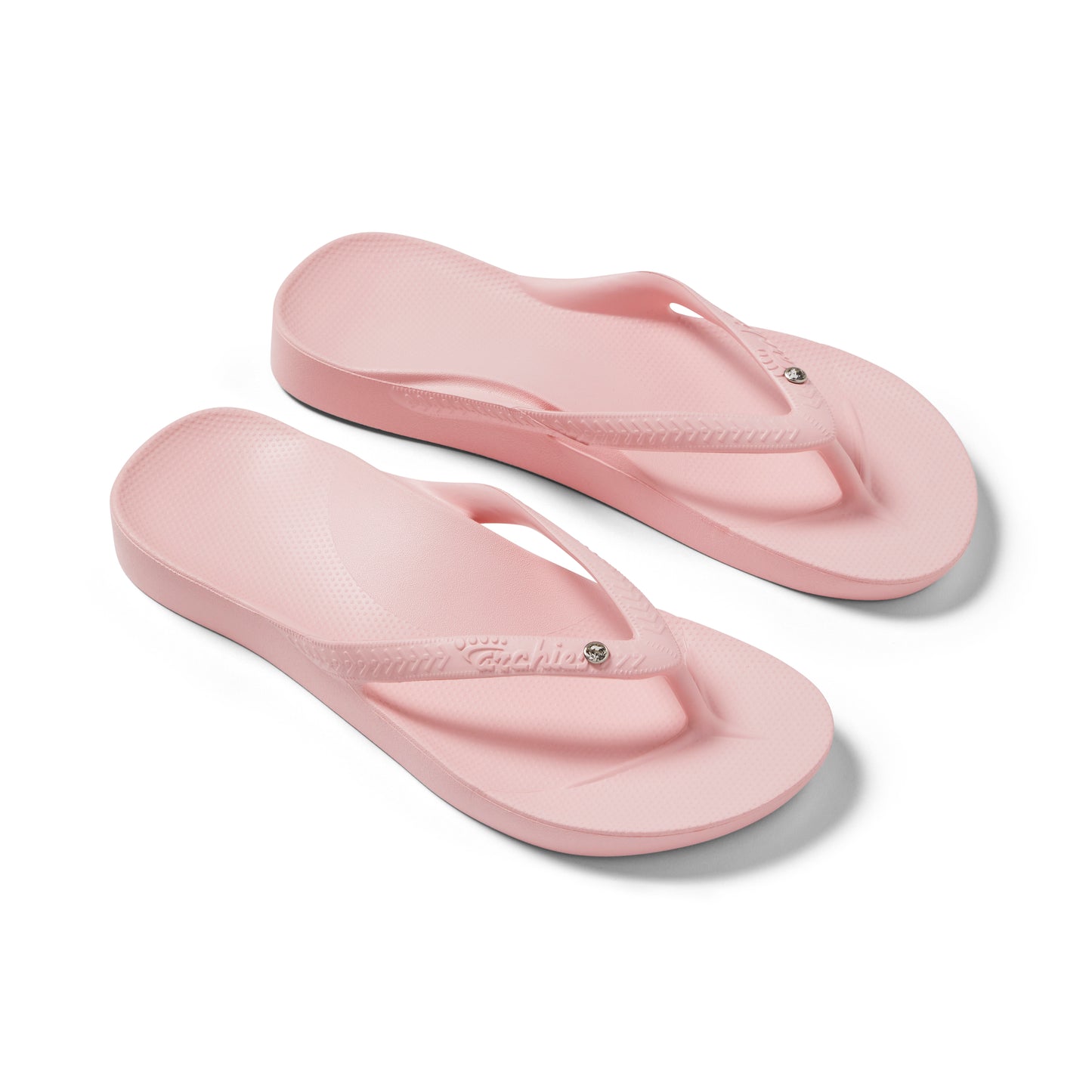 Archies Crystal Contoured Arch Support Flip-Flops - Anjelstore
