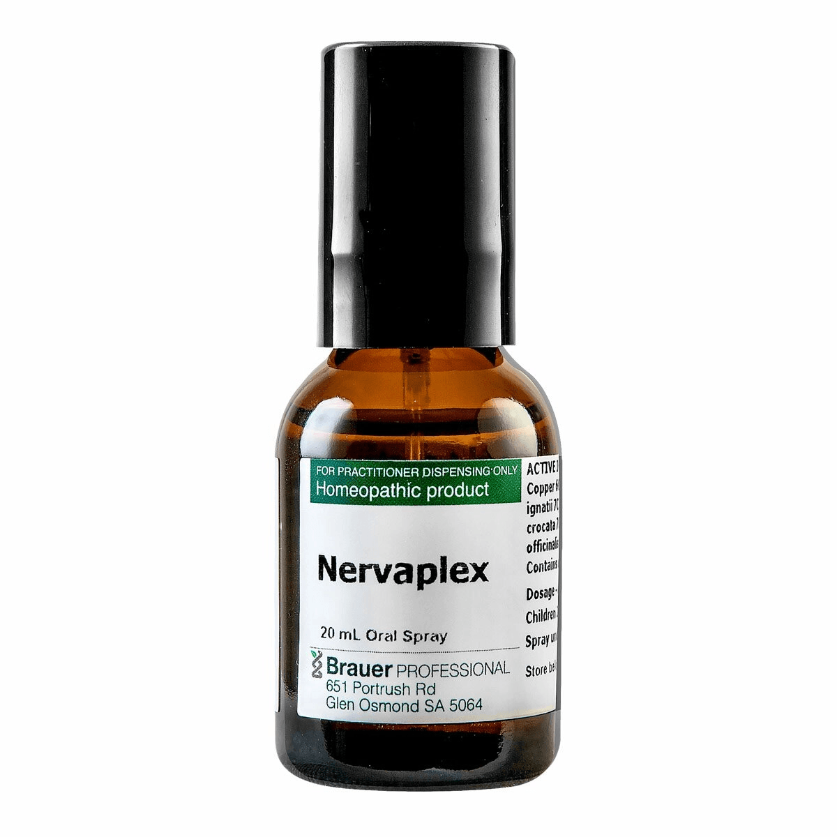 Brauer Nervaplex Homeopathic Oral Spray 20ml - Anjelstore