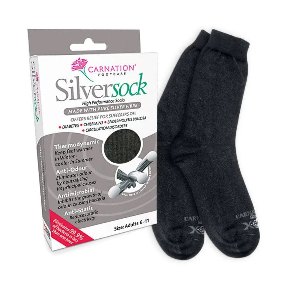 Silver Thermodynamic Crew Sport Socks