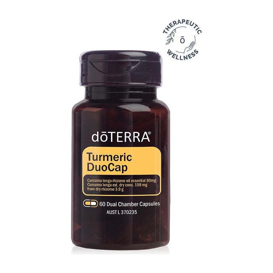 dōTERRA Turmeric DuoCap 60 Duo Chamber Capsules, 30 Day Supply - Anjelstore