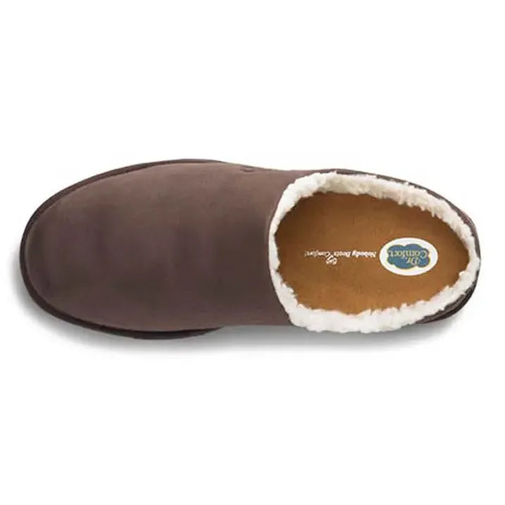Dr. Comfort Easy Medical Grade Mens Slippers Chocolate - Anjelstore