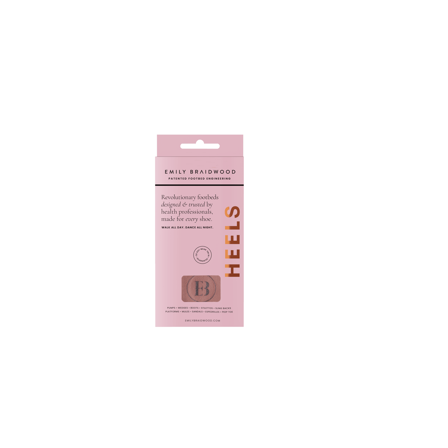 Emily Braidwood Insoles for Flats and High Heels - Anjelstore