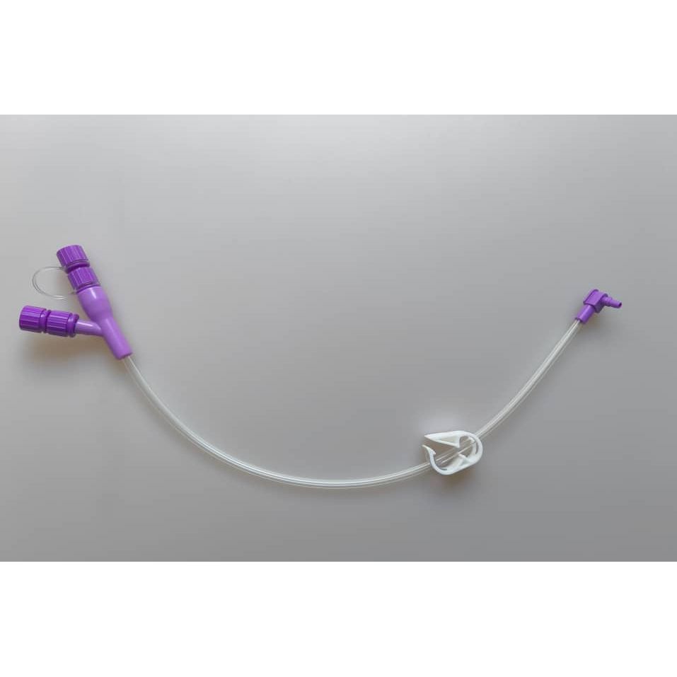 Anjelstore Right Angle Y-Port Extension Set (30/60cm) - Enfit Compatible