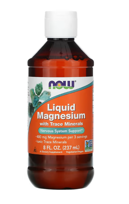 NOW Foods, Liquid Magnesium with Trace Minerals, 8 fl oz (237 ml)