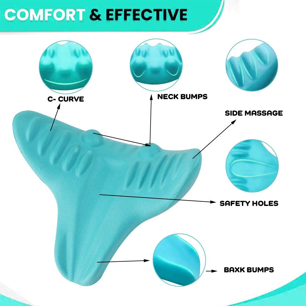 Neck, Shoulder, and Back Alignment Device. Cushioned Support muscle relaxation and relief from pain associated with stress and tight muscles. - Anjelstore
