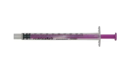 Nutrisafe2 1ml Syringe for Enteral Connection