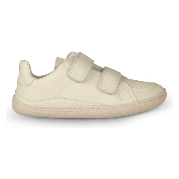 PaperKrane Barefoot Comfort Shoe - Oat Milk Velcro (Kids) - Anjelstore