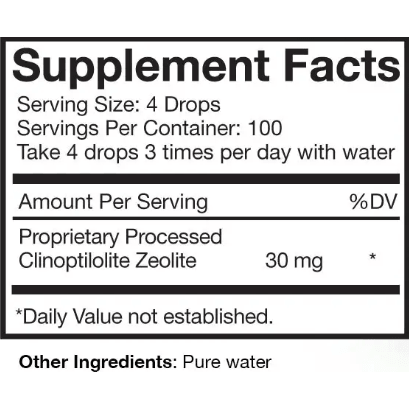Pure Essentials Natural Liquid Zeolite Drops 20ml - Anjelstore