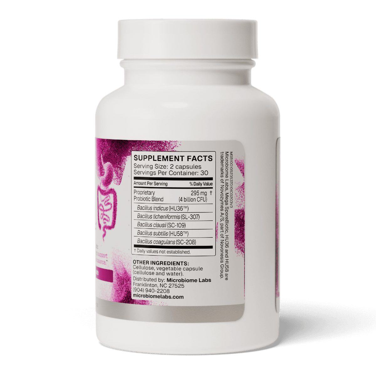 MegaSporeBiotic Probiotic Supplement Microbiome Labs (60 / 180 capsules)