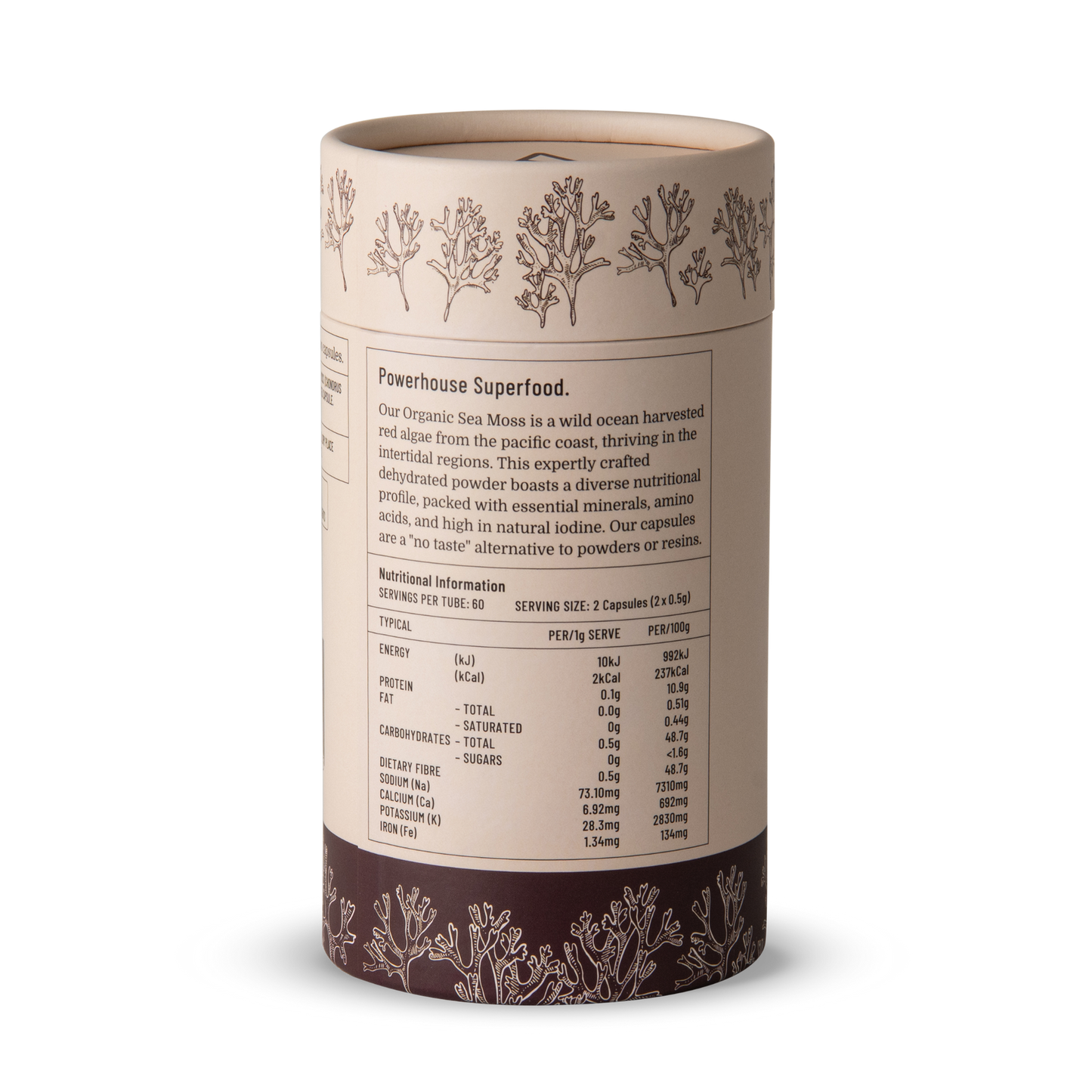 Organic Sea Moss 120 Capsules