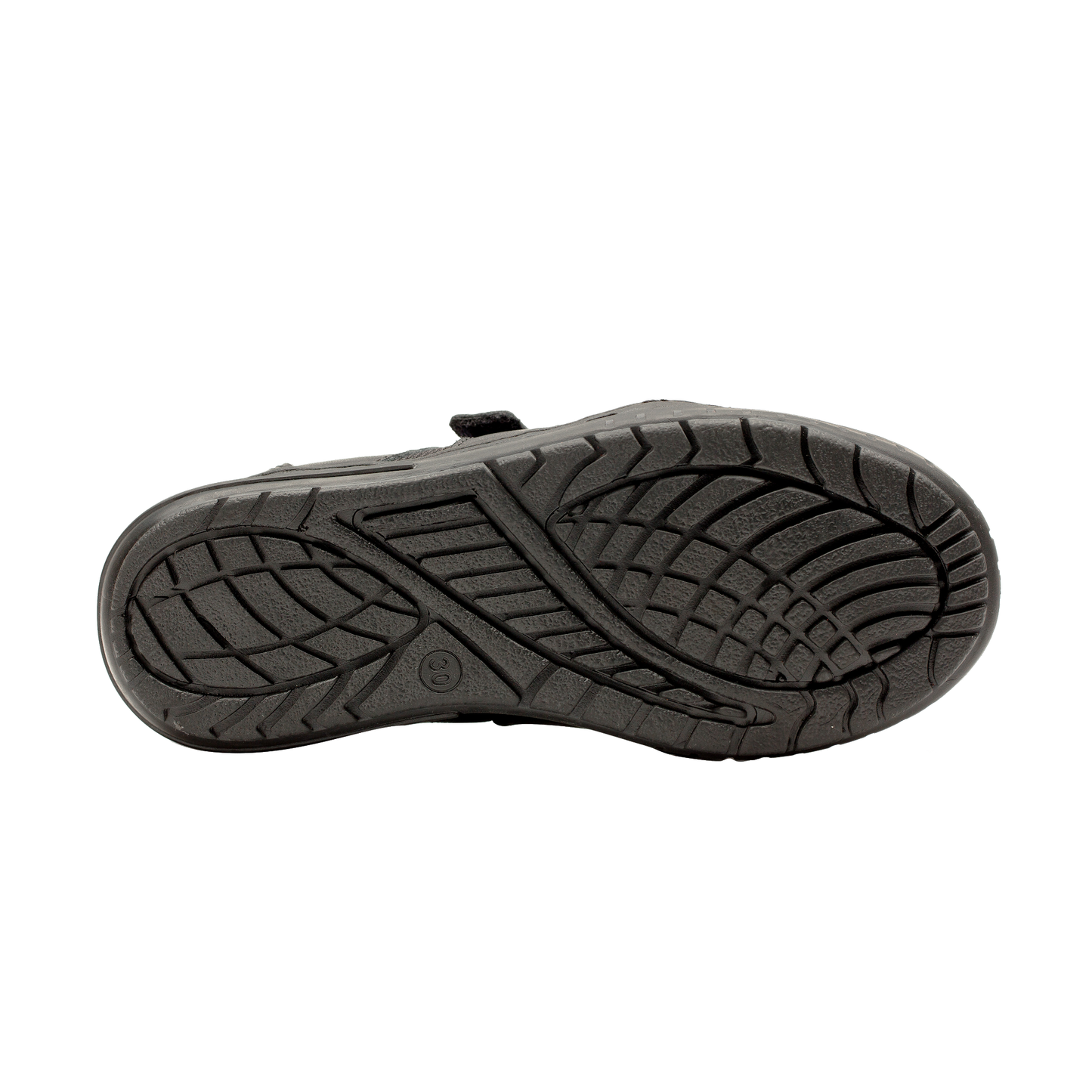 Skobi Scoop II Velcro School Shoes in Black