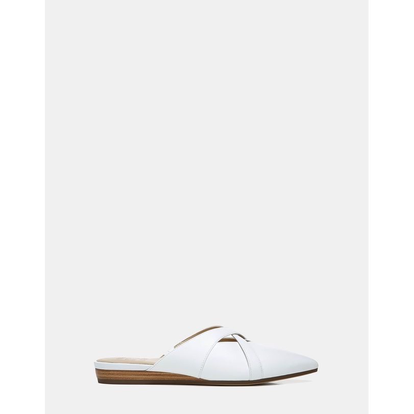 Naturalizer Keira White Orthopaedic Mules