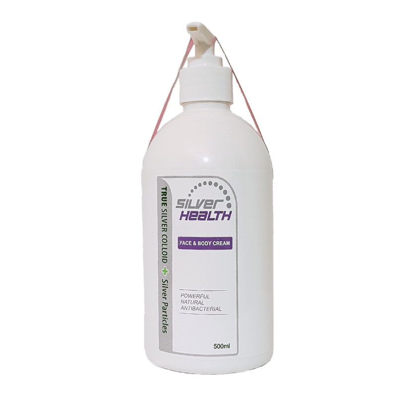 Silver Health Face, Hand and Body Cream with Silver Colloid - Anjelstore