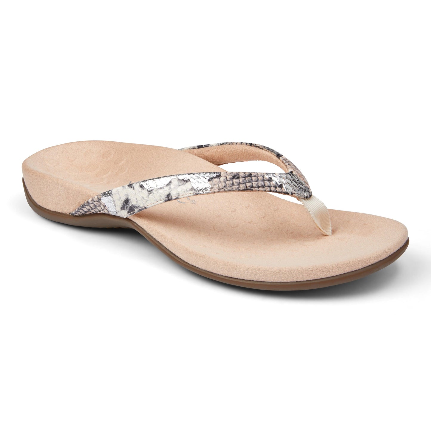 Vionic Leather Sandals -Dillon (Pink, Metallic, Blue) - Anjelstore