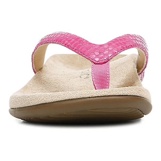 Vionic Leather Sandals -Dillon (Pink, Metallic, Blue) - Anjelstore