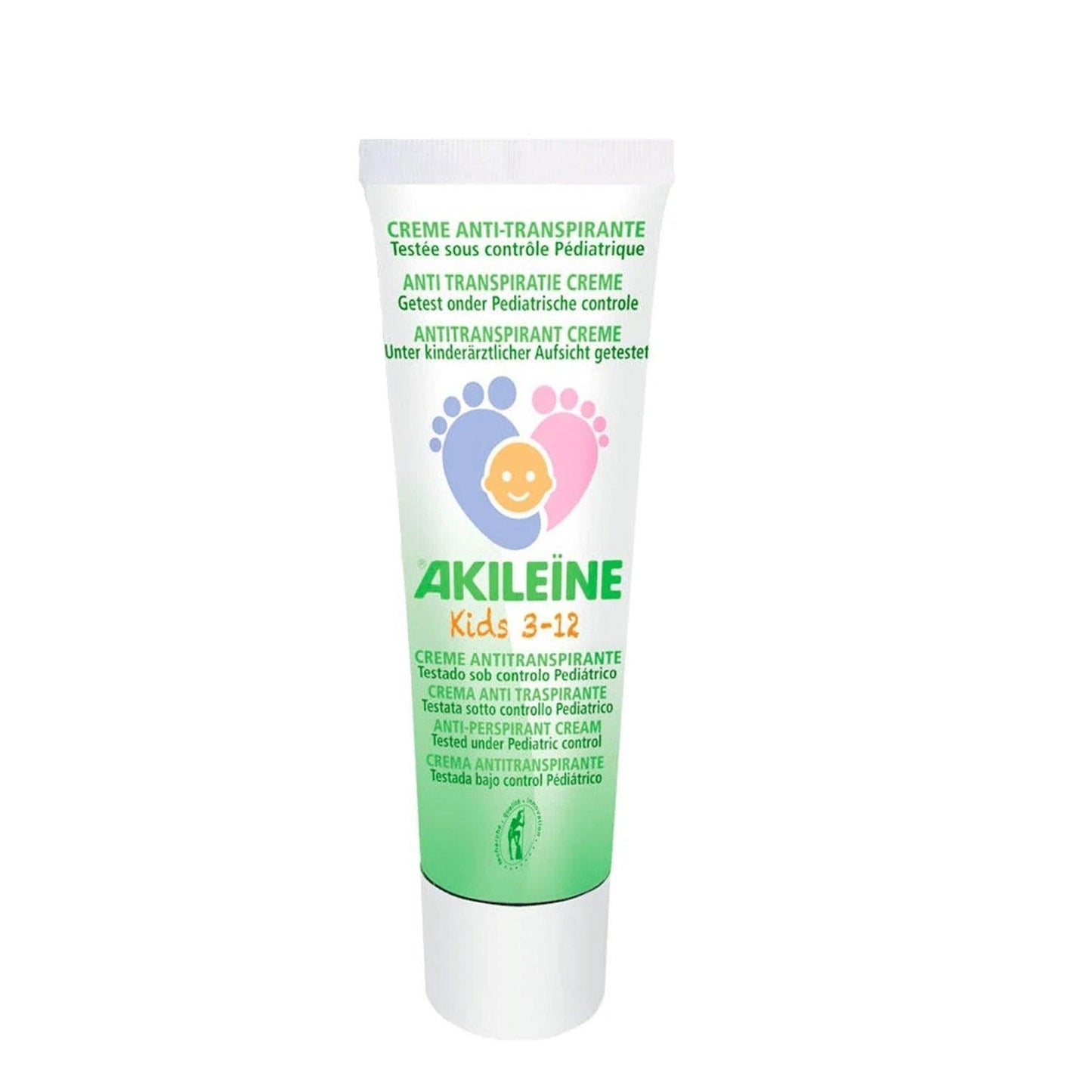 Akileine Kids 3-12 Yrs Anti-Perspirant Cream 50ml - Anjelstore