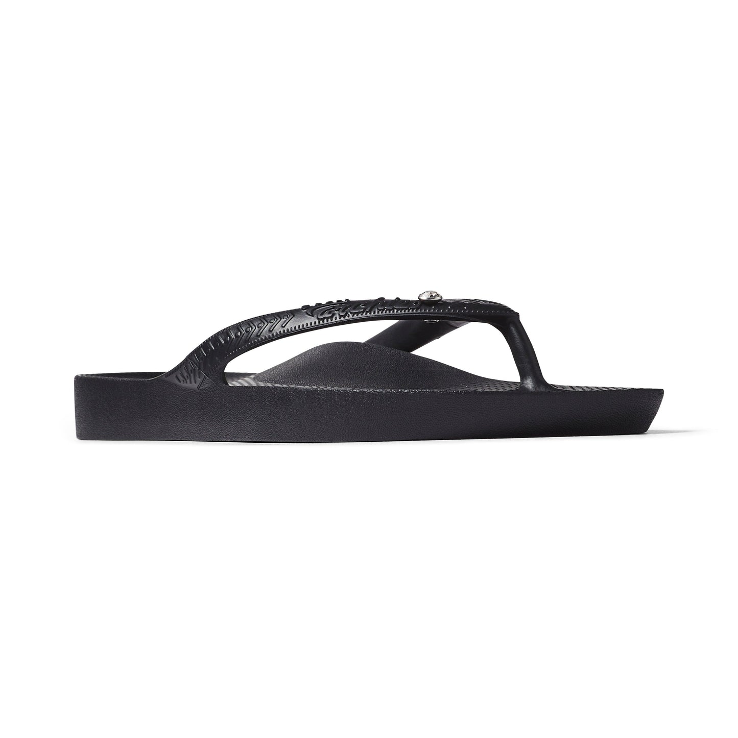 Archies Crystal Contoured Arch Support Flip-Flops - Anjelstore
