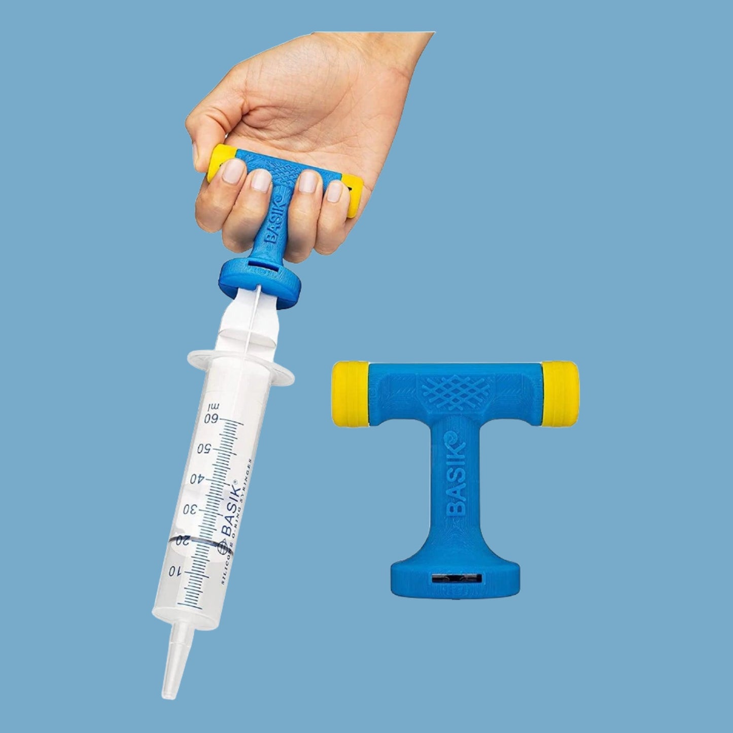 'Basik EZ' Syringe Assist Plunger Handle (Designed for Enteral Tube Feeding) - Anjelstore