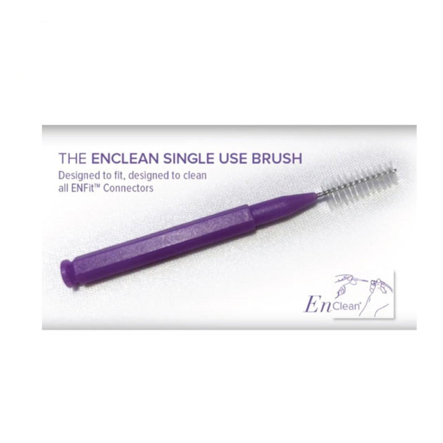 ENCLEAN SINGLE USE ENFIT CLEANING BRUSH - Anjelstore