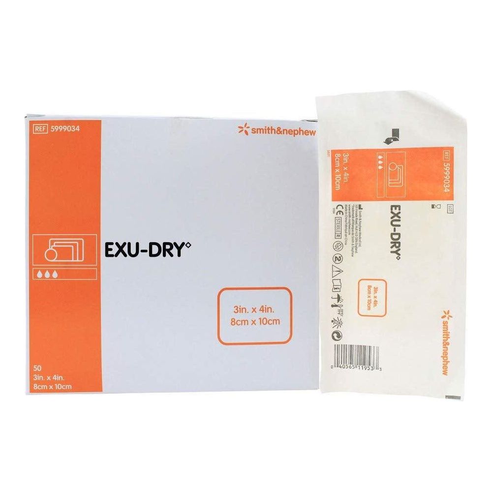 Exu-Dry Absorbent Dressing Sterile 7.5cm x 10cm - 1 Piece - Anjelstore