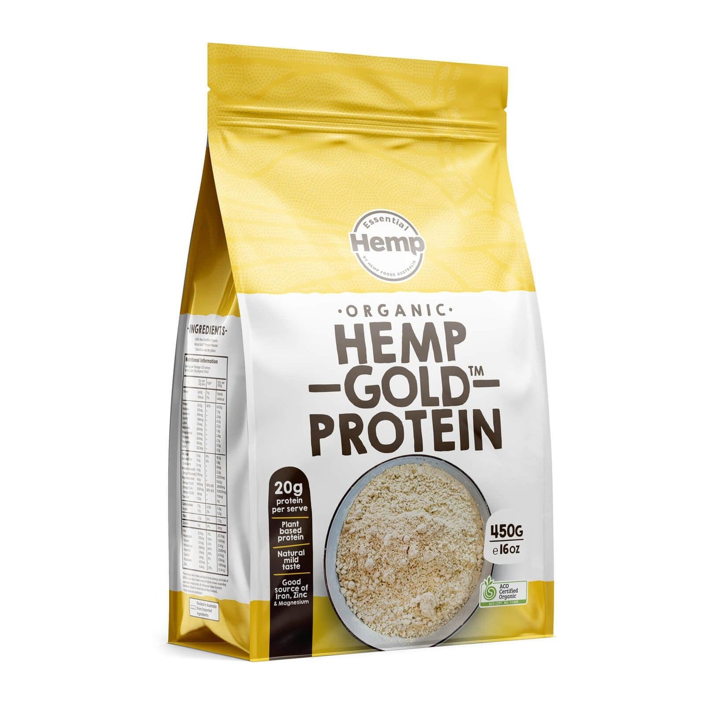 Hemp Foods Australia Organic Hemp Gold™ Protein - Anjelstore