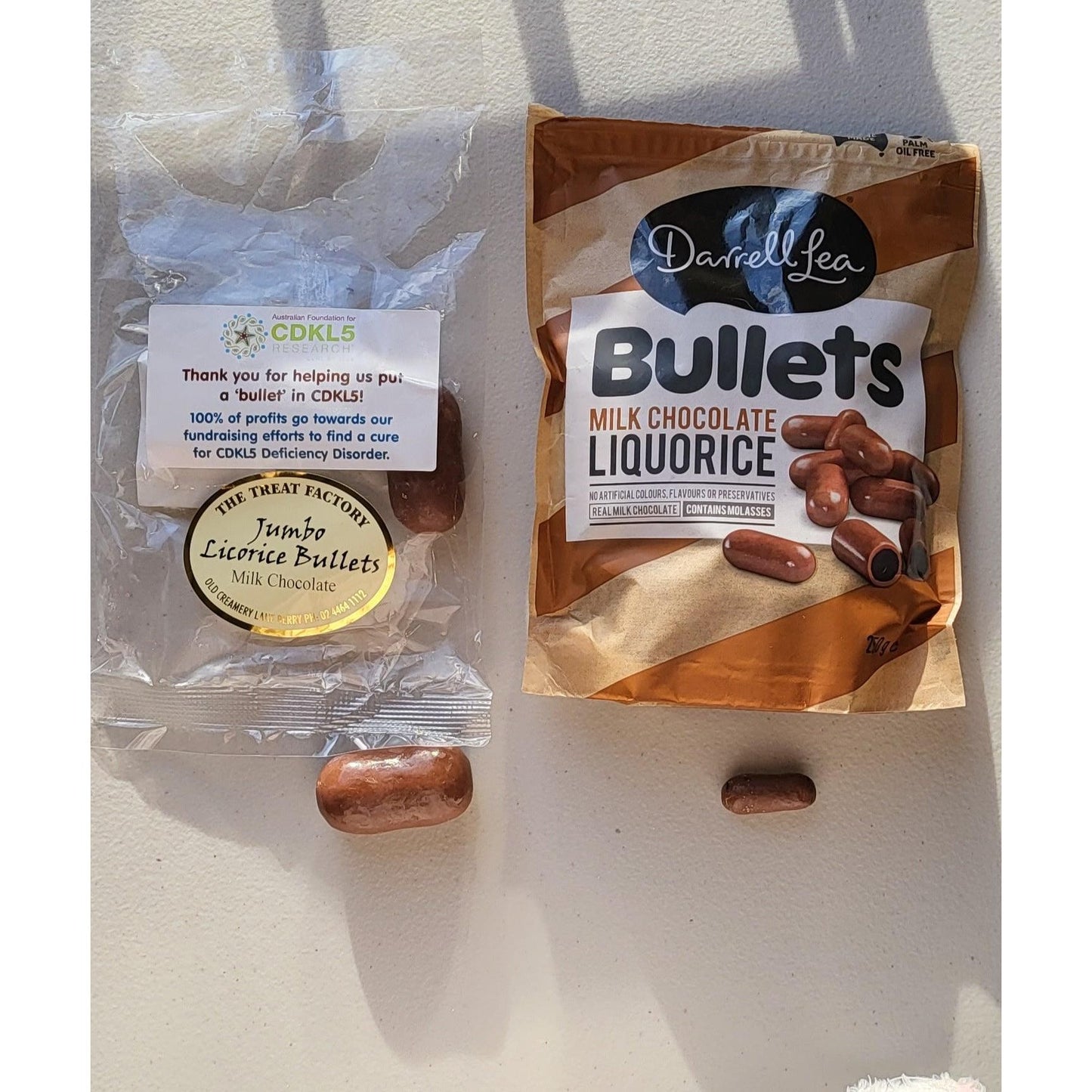 Jumbo Liquorice Bullets. Bring back the giant bullets. CDKL5 Fundraiser - Anjelstore