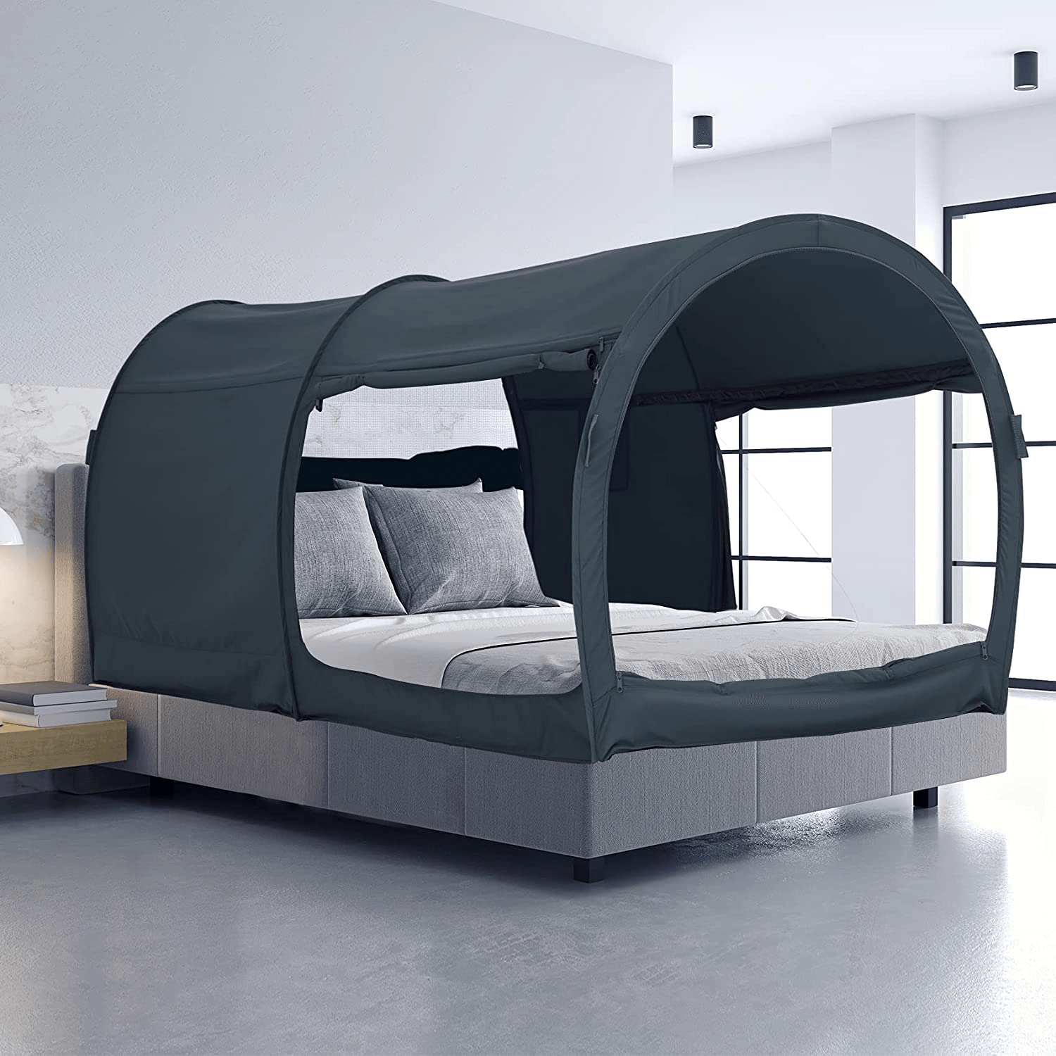 sensory tent for bed Leedor Calming Sensory Canopy for Kids and Adults (dysregulation contr