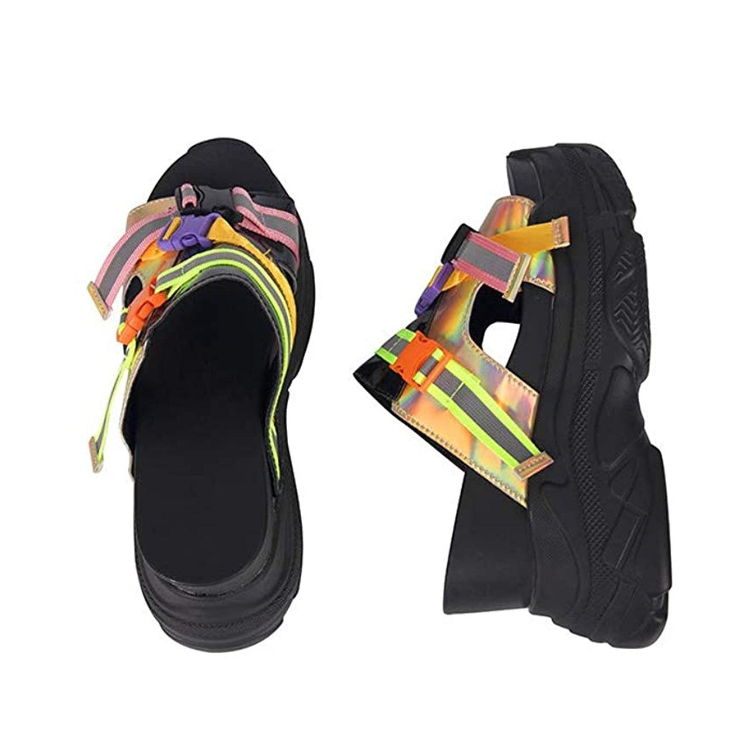 Lucky Step Holograph Wedges - Anjelstore