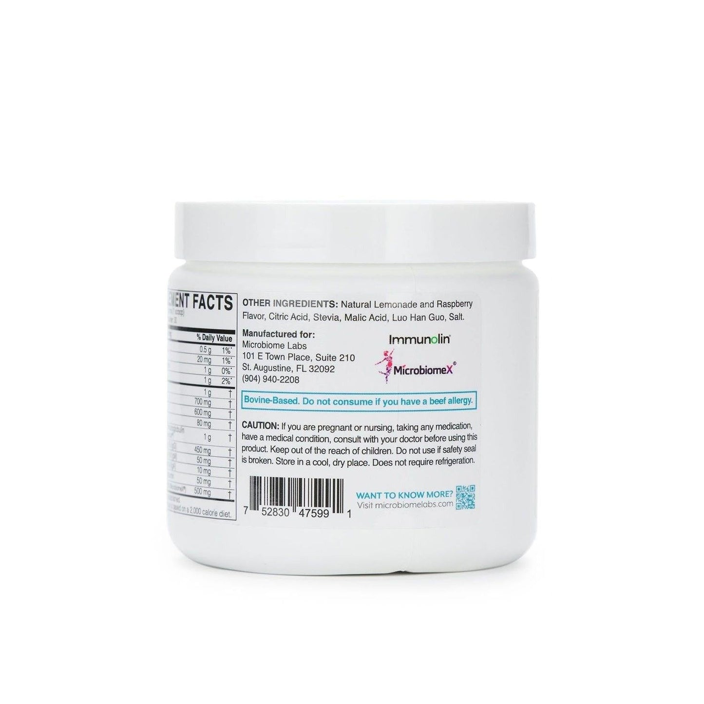 MegaMucosa Microbiome Labs (150g) Lemonade & Raspberry Flavoured Powder - Anjelstore