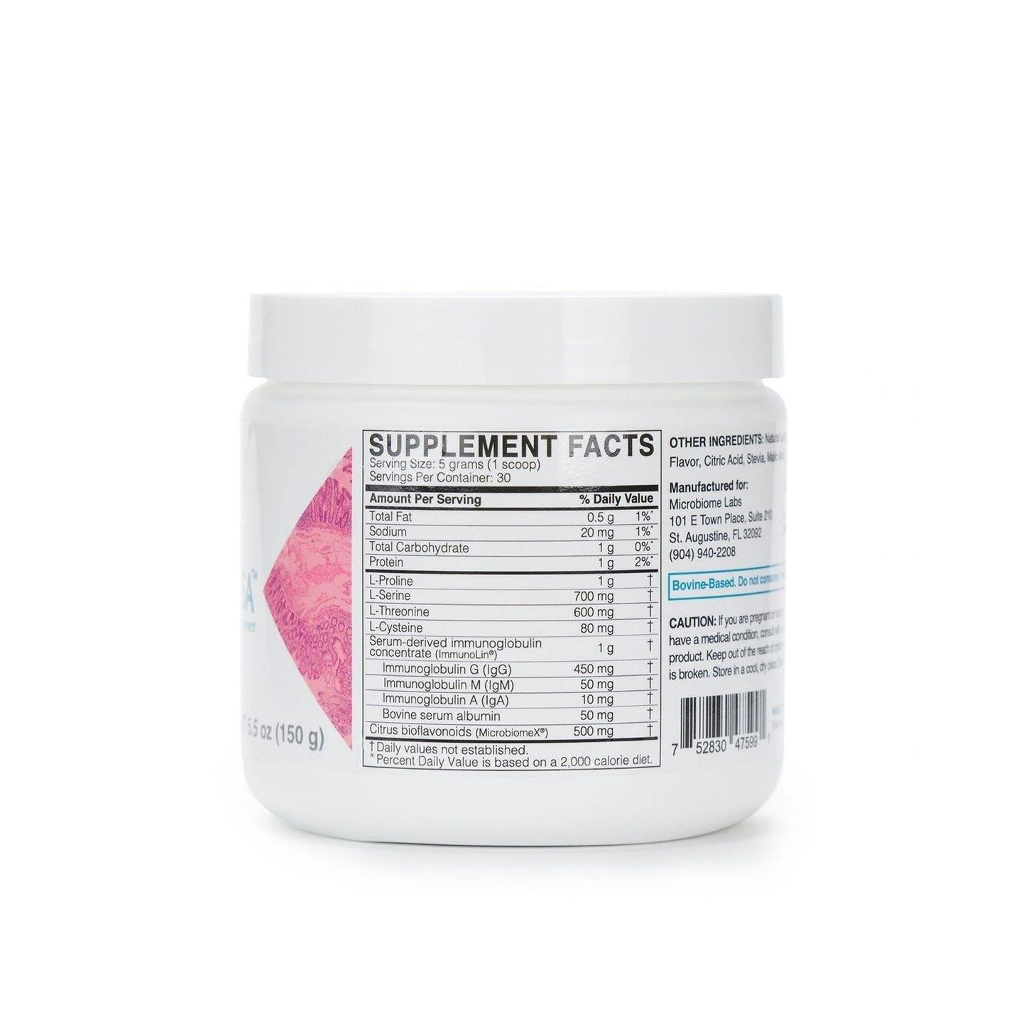 MegaMucosa Microbiome Labs (150g) Lemonade & Raspberry Flavoured Powder - Anjelstore