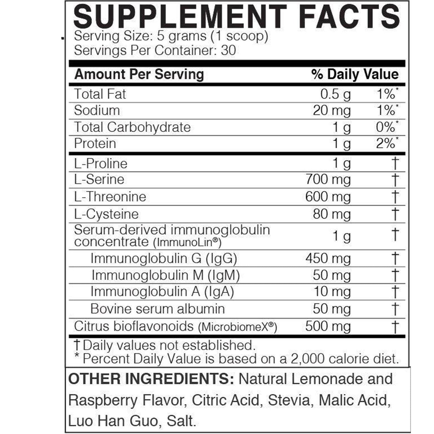 MegaMucosa Microbiome Labs (150g) Lemonade & Raspberry Flavoured Powder - Anjelstore
