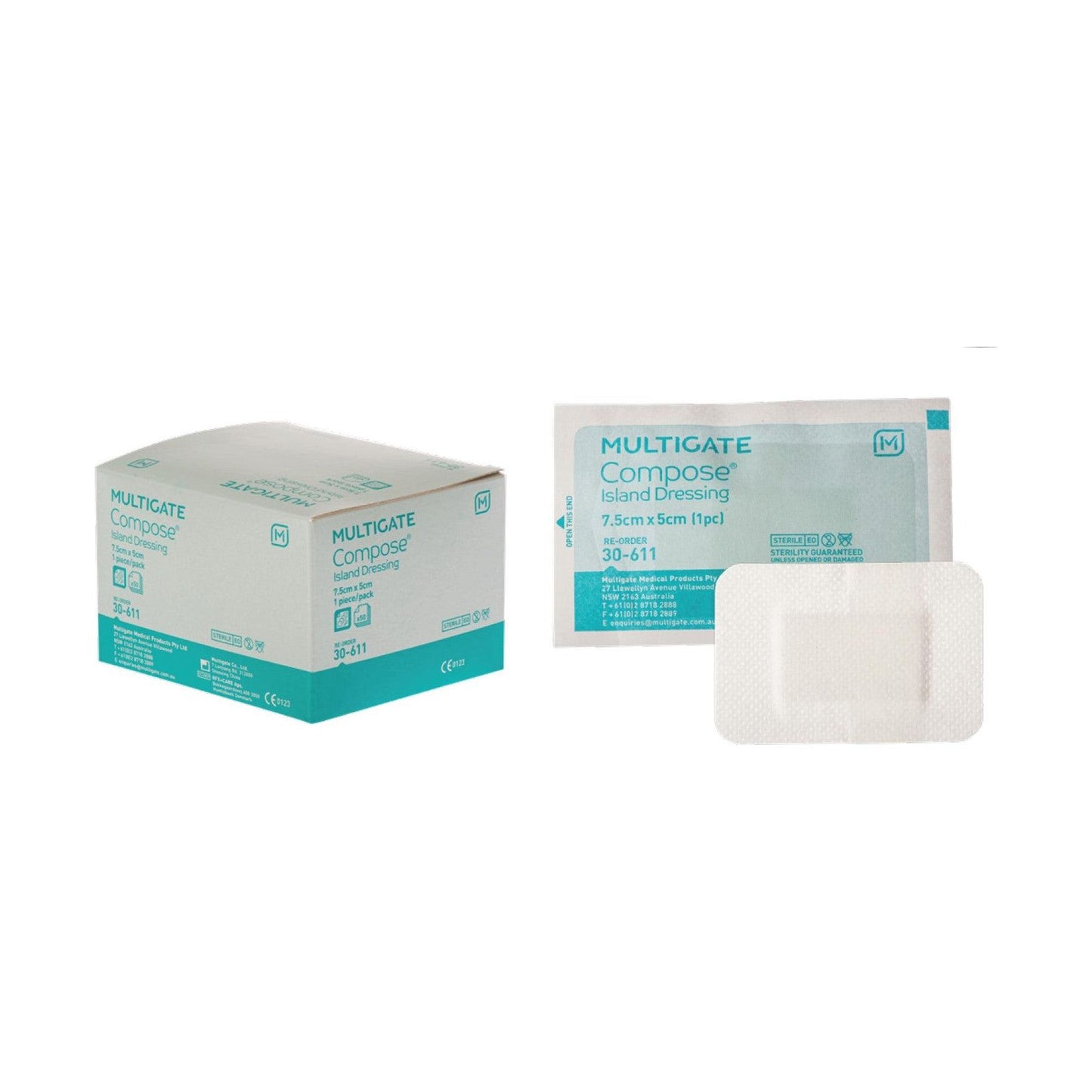 Multigate Compose Island Dressing 7.5cm x 5cm. 50pieces - Anjelstore