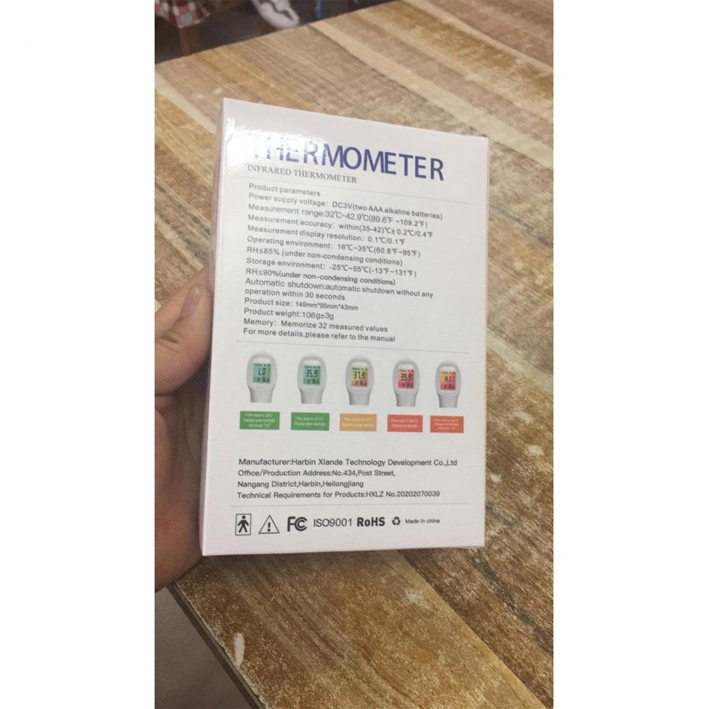 Non-Contact Infrared Temperature Monitor GP-300 - Anjelstore