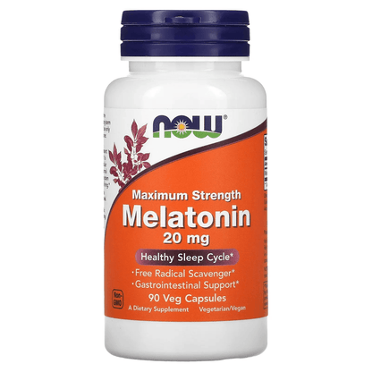 Now Foods Melatonin Healthy Sleep Formula (3mg, 5mg, 10mg and 20mg) - Anjelstore 