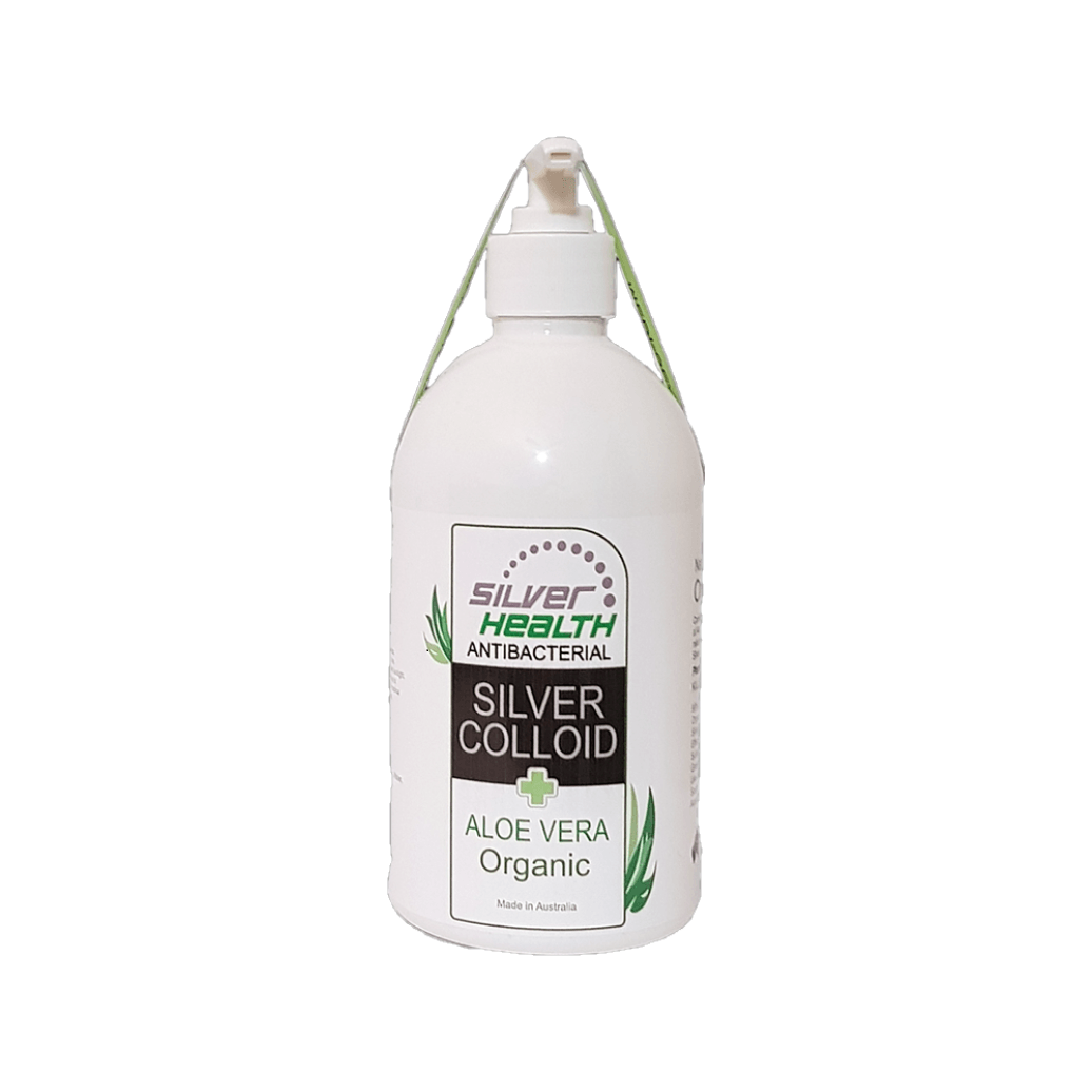 Organic Aloe Vera and Silver Colloid Liquid 500ml - Anjelstore