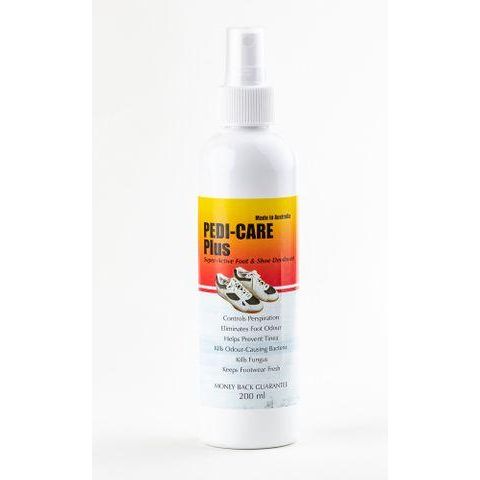 PEDI-CARE Plus Foot & Shoe Deodorant 200ml Spray Bottle. Australian local made - Anjelstore