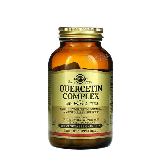 Quercetin Complex (Immune & Allergy Support)with Ester C plus 120 vegi caps - Anjelstore 