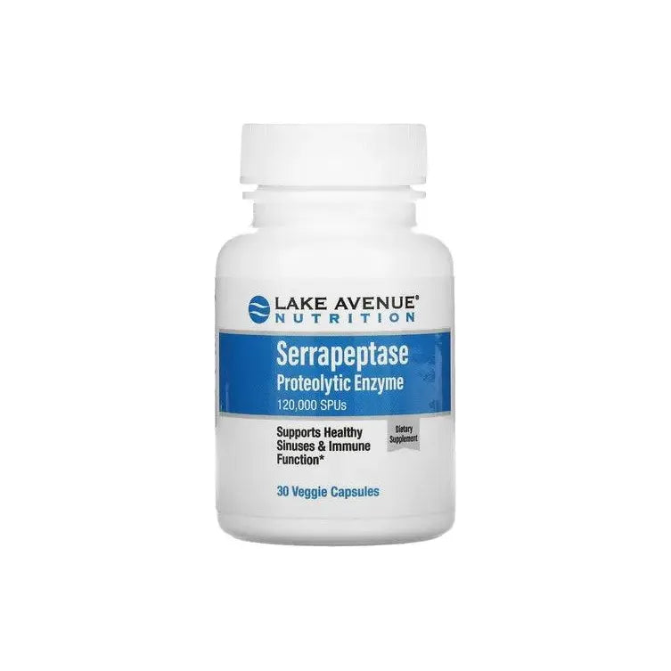 Serrapeptase - Proteolytic Enzyme for Healthy Immune System (120,000 SPUs) - Anjelstore