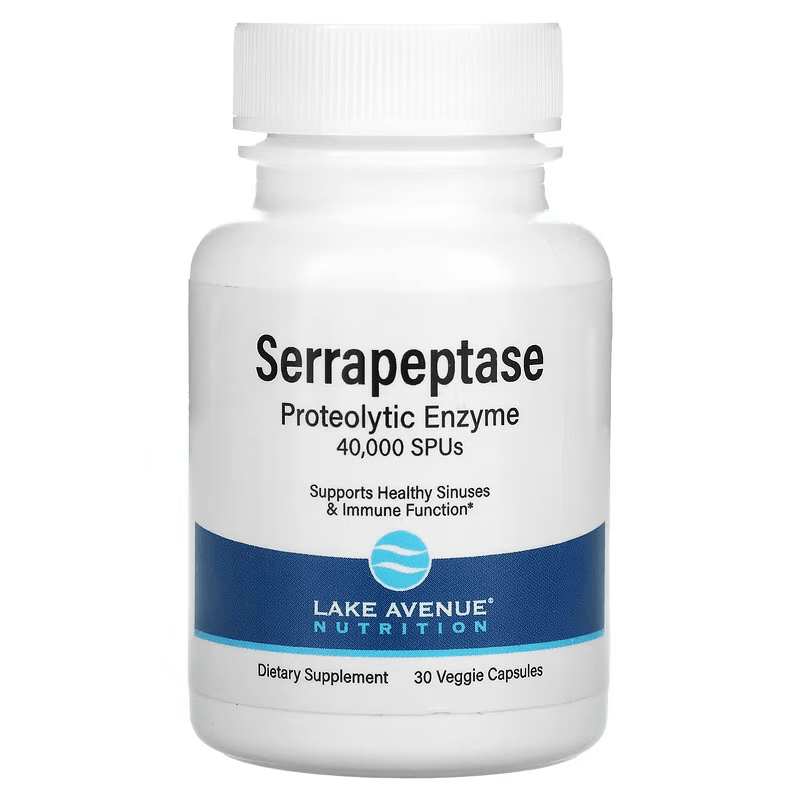 Serrapeptase - Proteolytic Enzyme for Healthy Immune System (120,000 SPUs) - Anjelstore