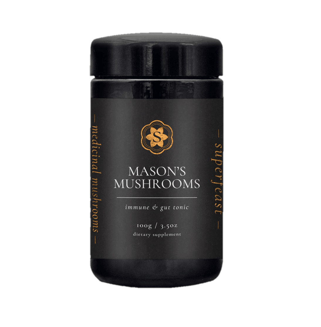 Superfeast Mason's Mushrooms Immune and Gut Tonic -100g (35 Serves) - Anjelstore 